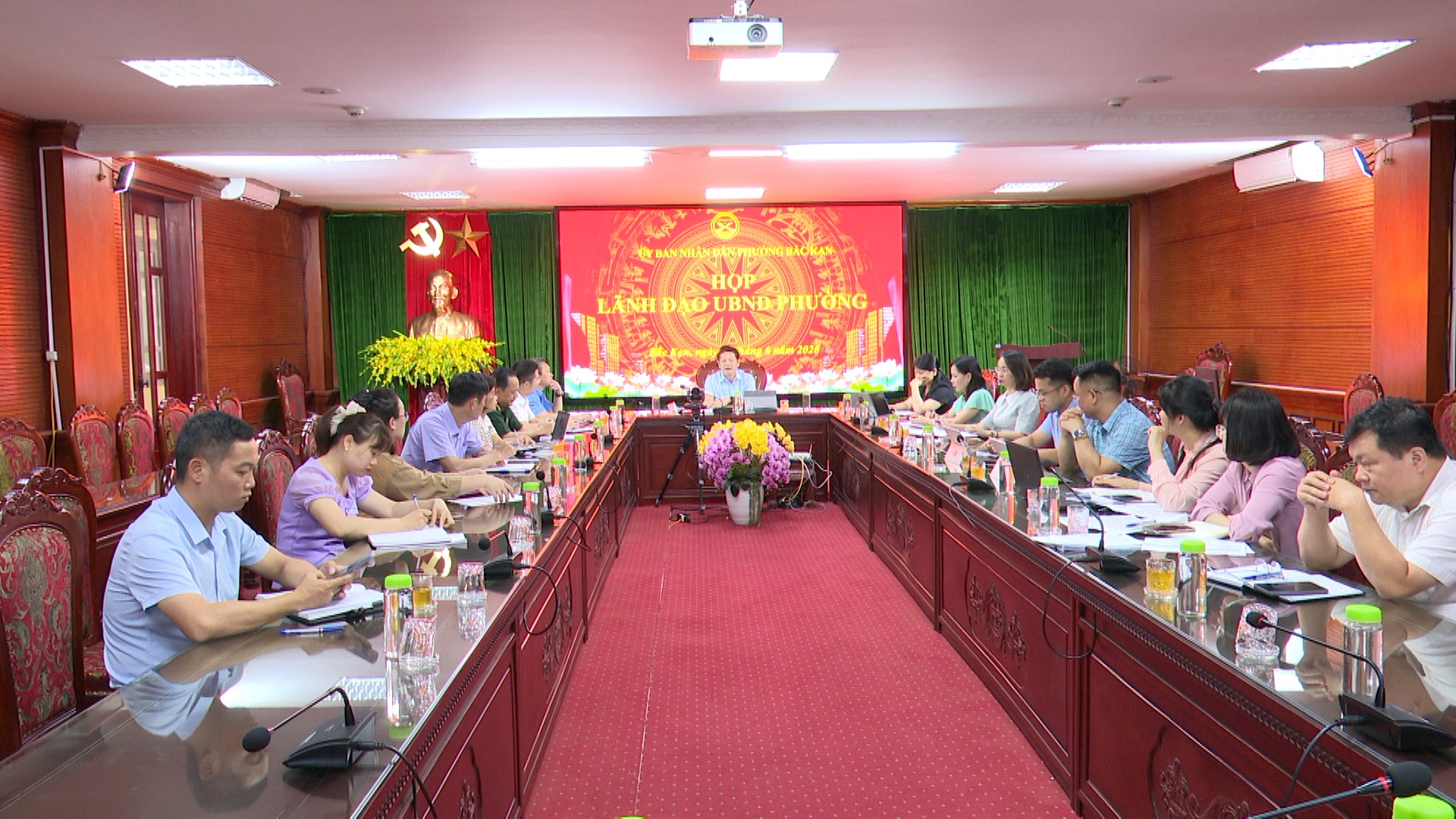 UBND phường Bắc Kạn họp phiên thường kỳ tháng 6/2026